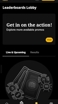 Golden Nugget Online Casino App Live Leaderboard Tab