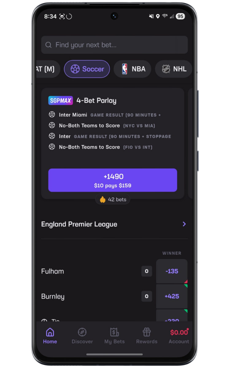 Hard Rock Bet Soccer SGPMAX