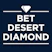 Bet Desert Diamond White Logo Transparent