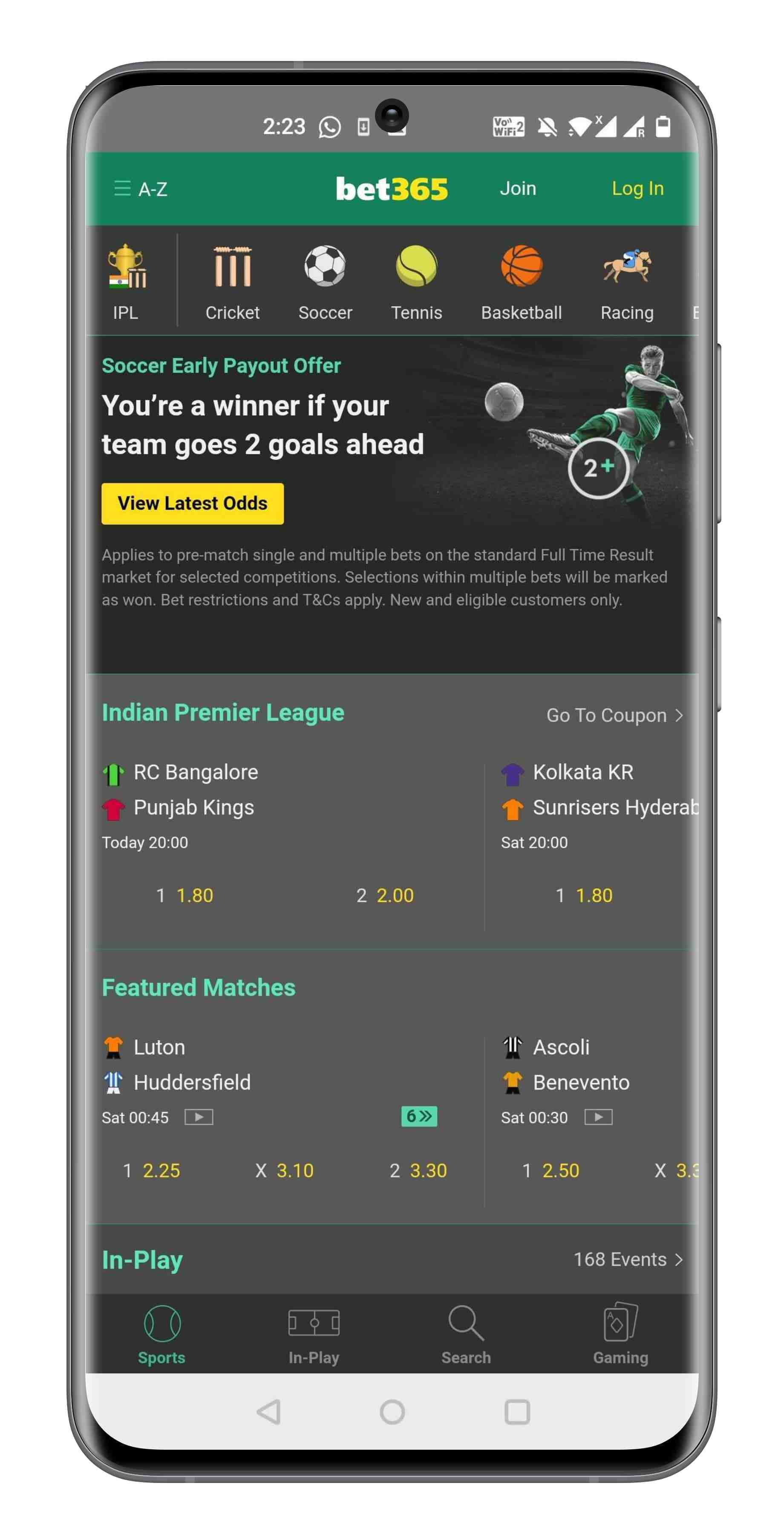 Bet365 App Sportsbook