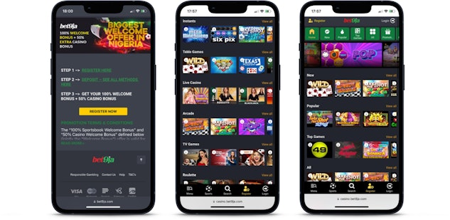 Bet9ja App Casino
