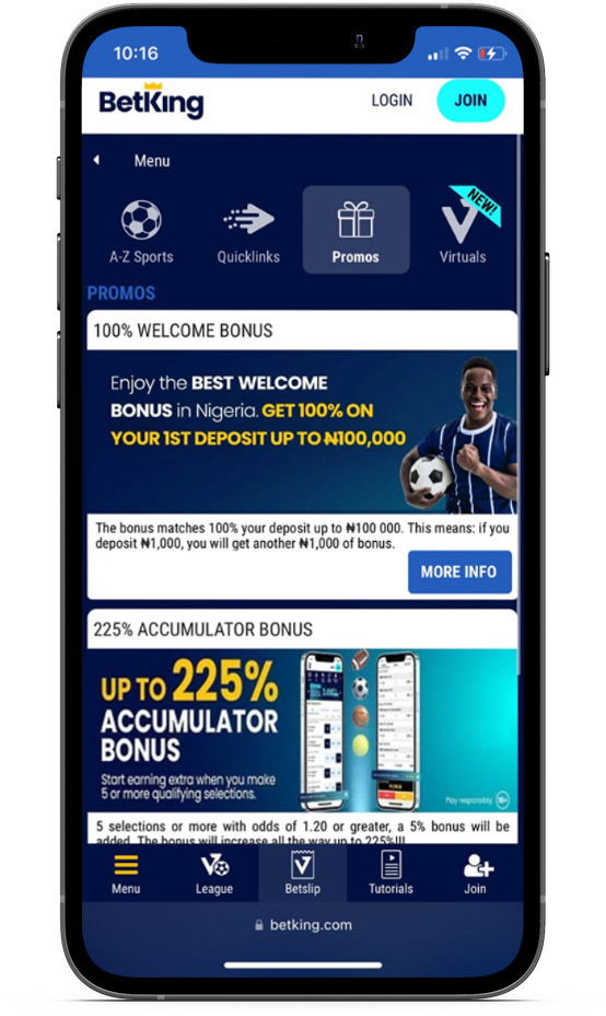 Betking Mobile Promos