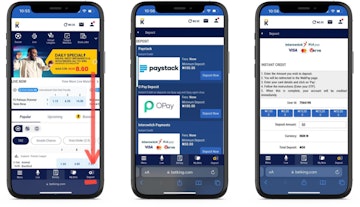 Betking new mobile Deposit