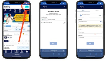 Betking new mobile registration