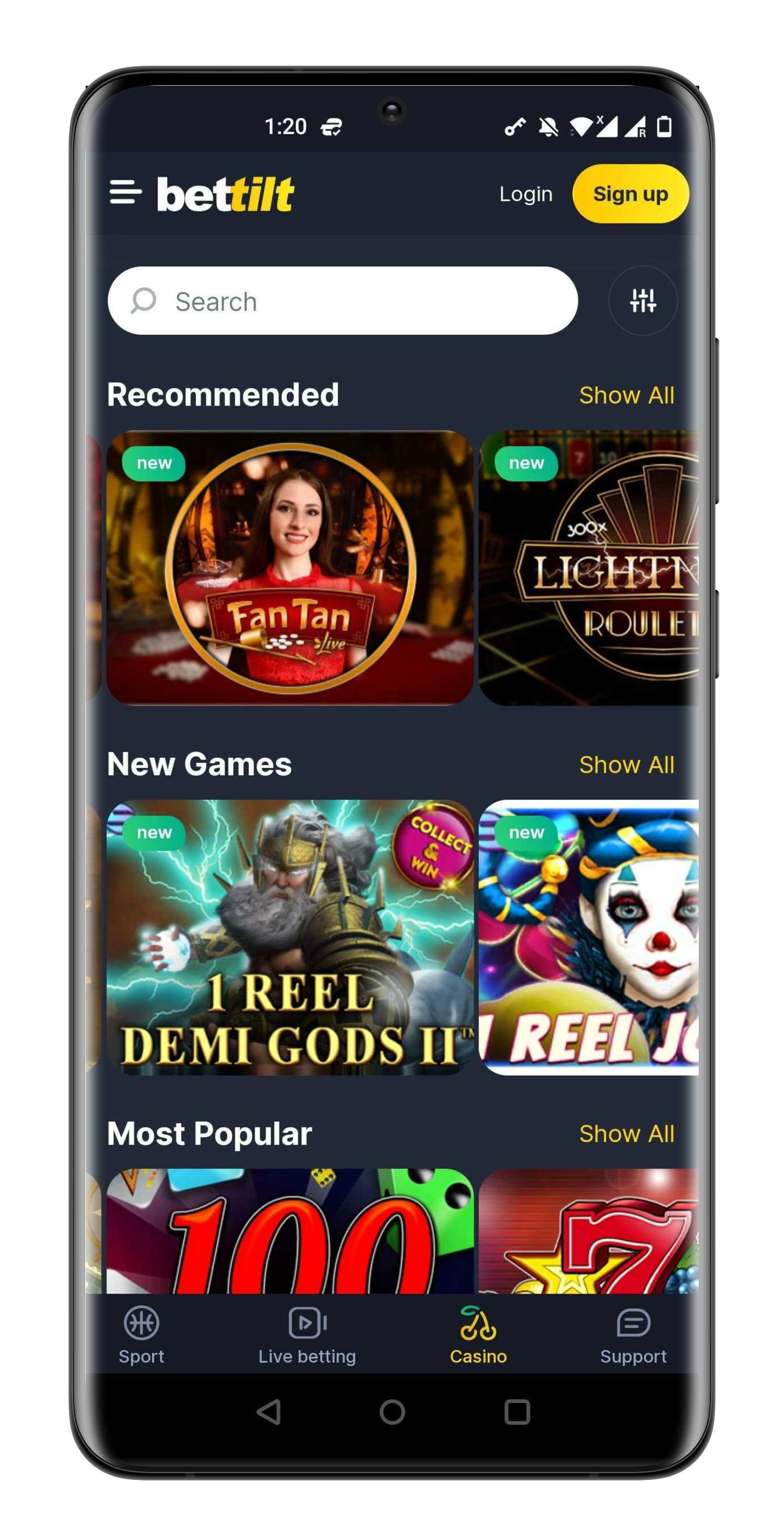 Bettilt App Casino