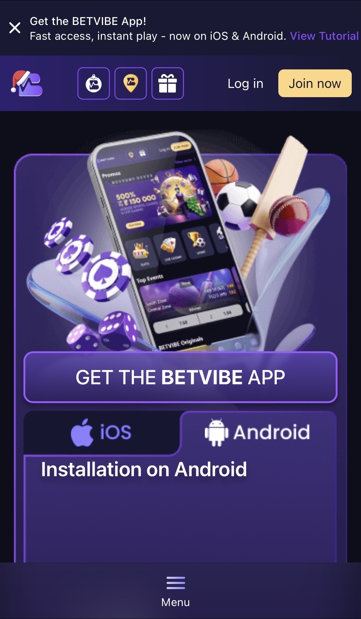 Betvibe screenshot