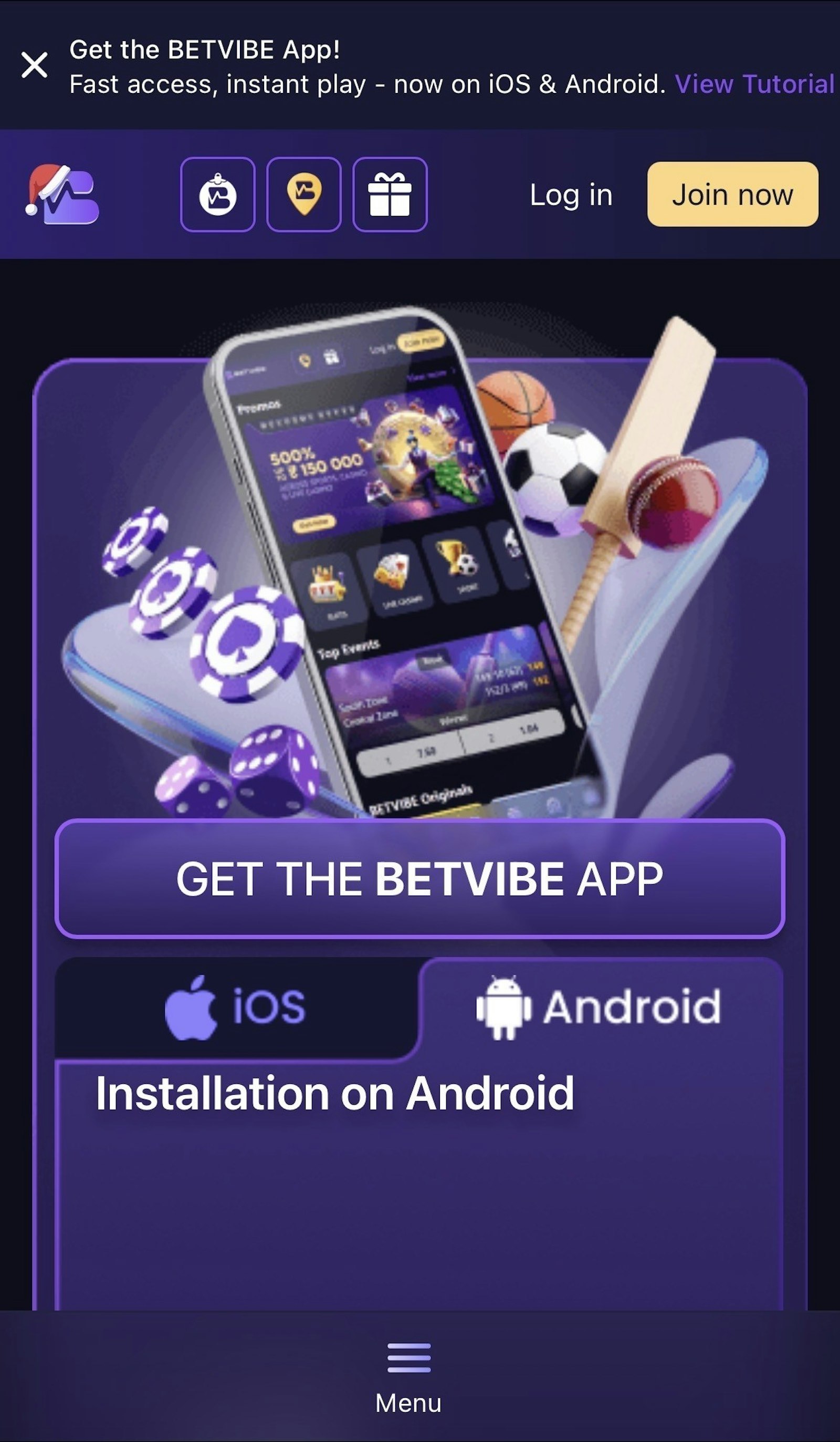 Betvibe screenshot