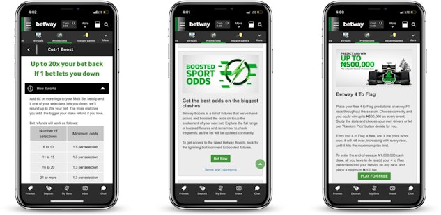 Betway App Promos