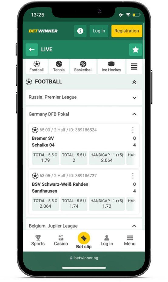 Betwinner App Live Betting