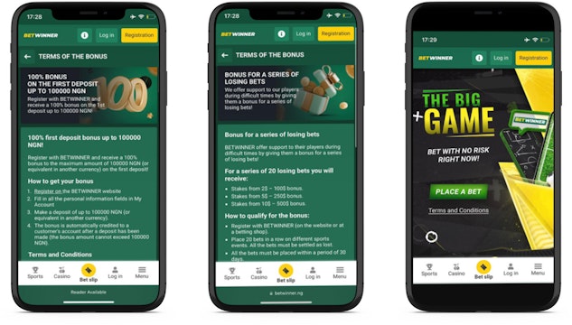Betwinner App Promos