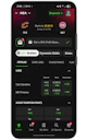 DraftKings Sportsbook SGP homescreen