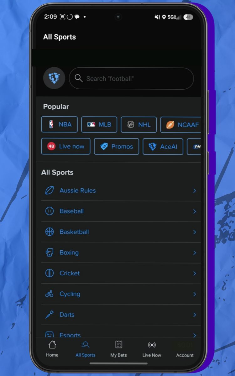 FanDuel Sportsbook Sports Offered