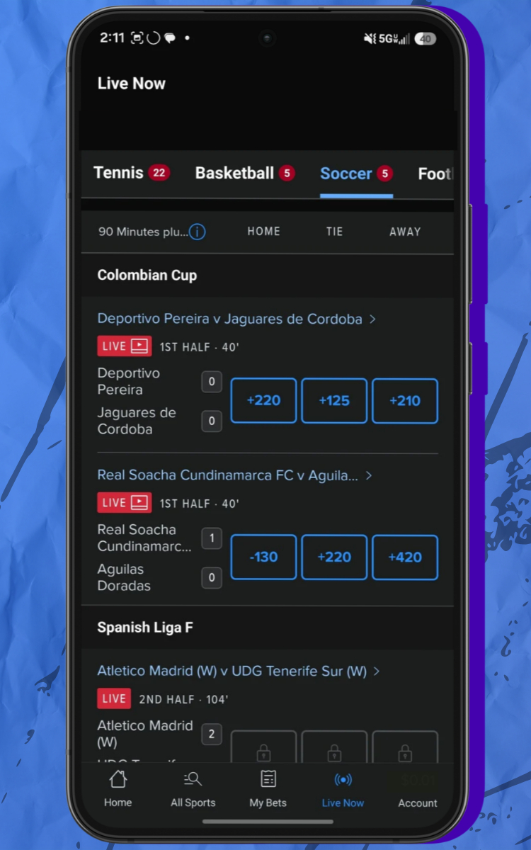 FanDuel Sportsbook Betting Experience