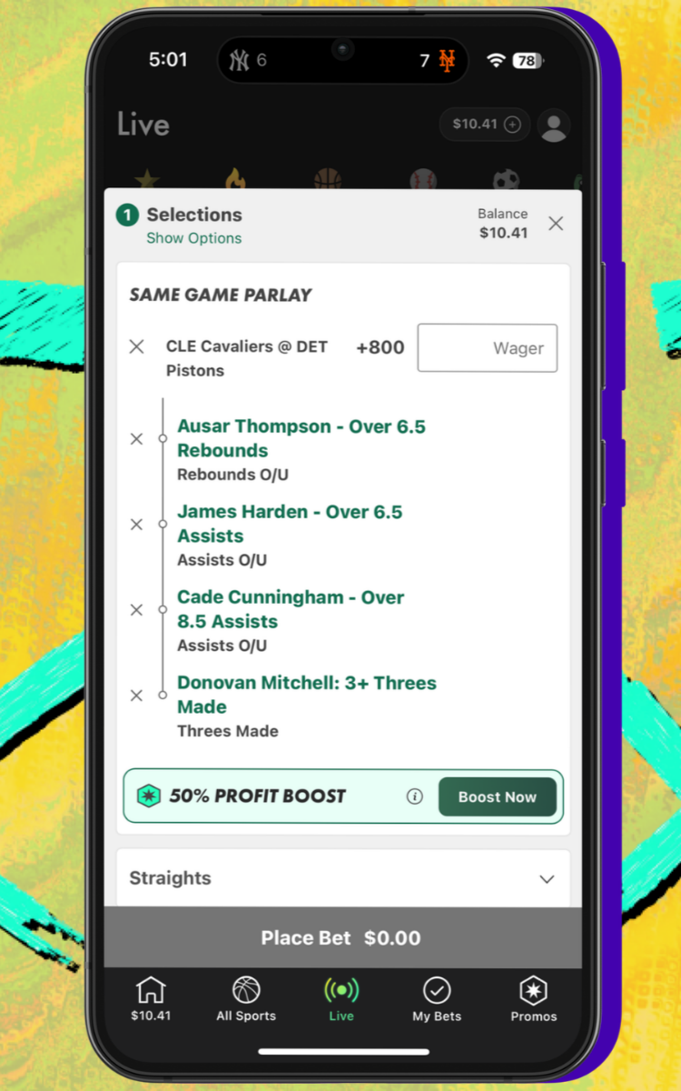 Bet365 SGP betslip