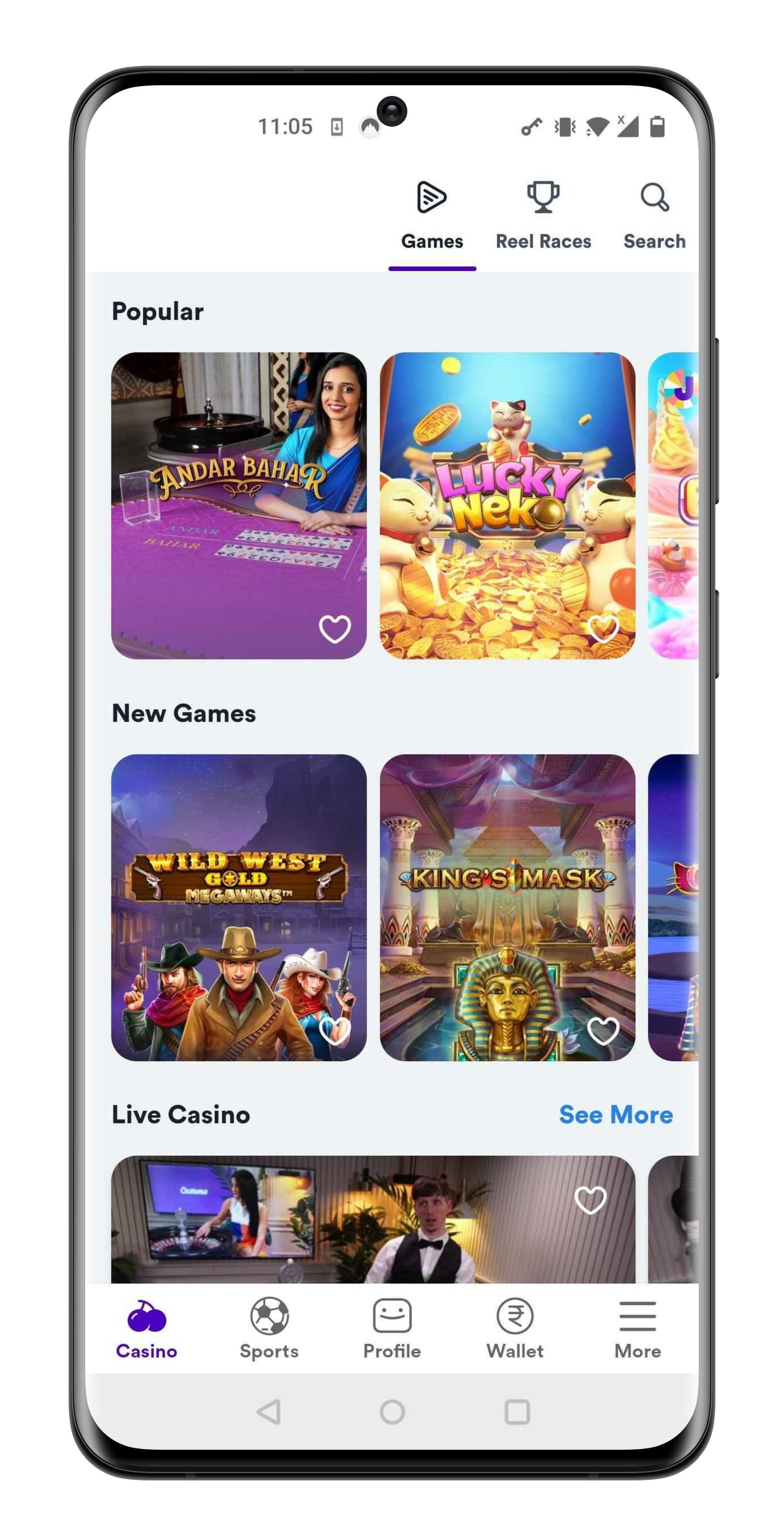 Casumo App Live Casino