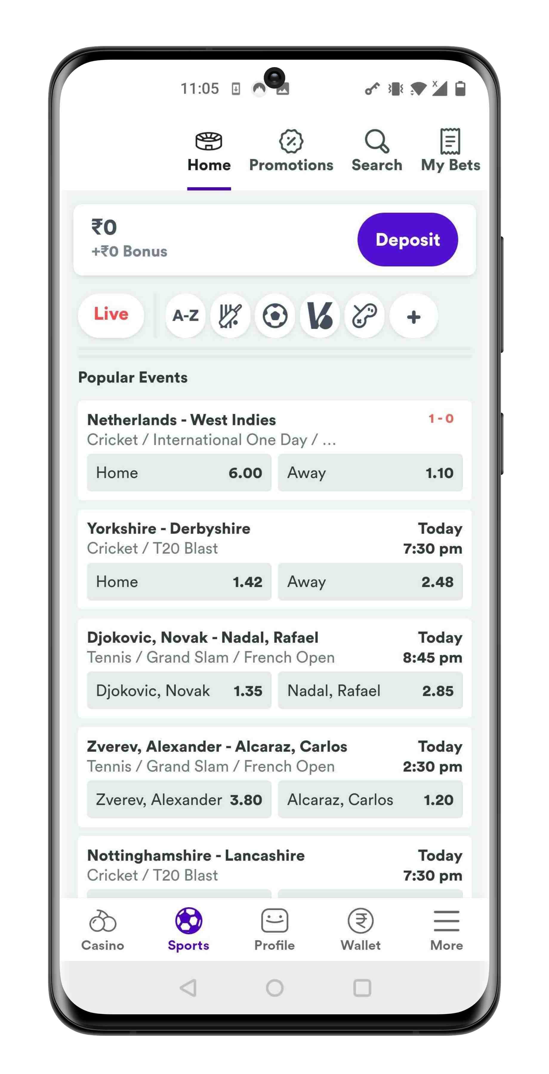 Casumo App Sportsbook