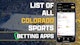 List of all Colorado Sports Betting Apps Header Image Phone Mockup