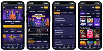 Roobet App Features Graphic