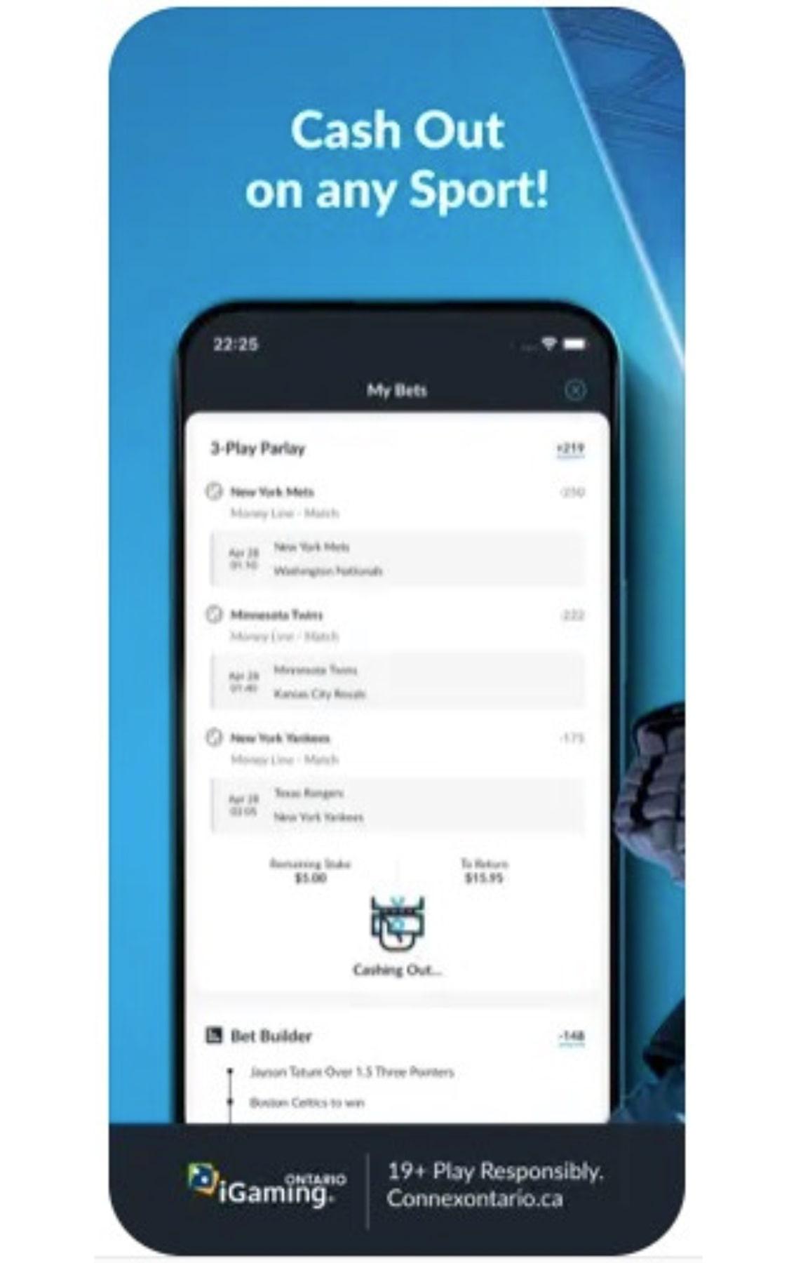 Cash out early for any sport