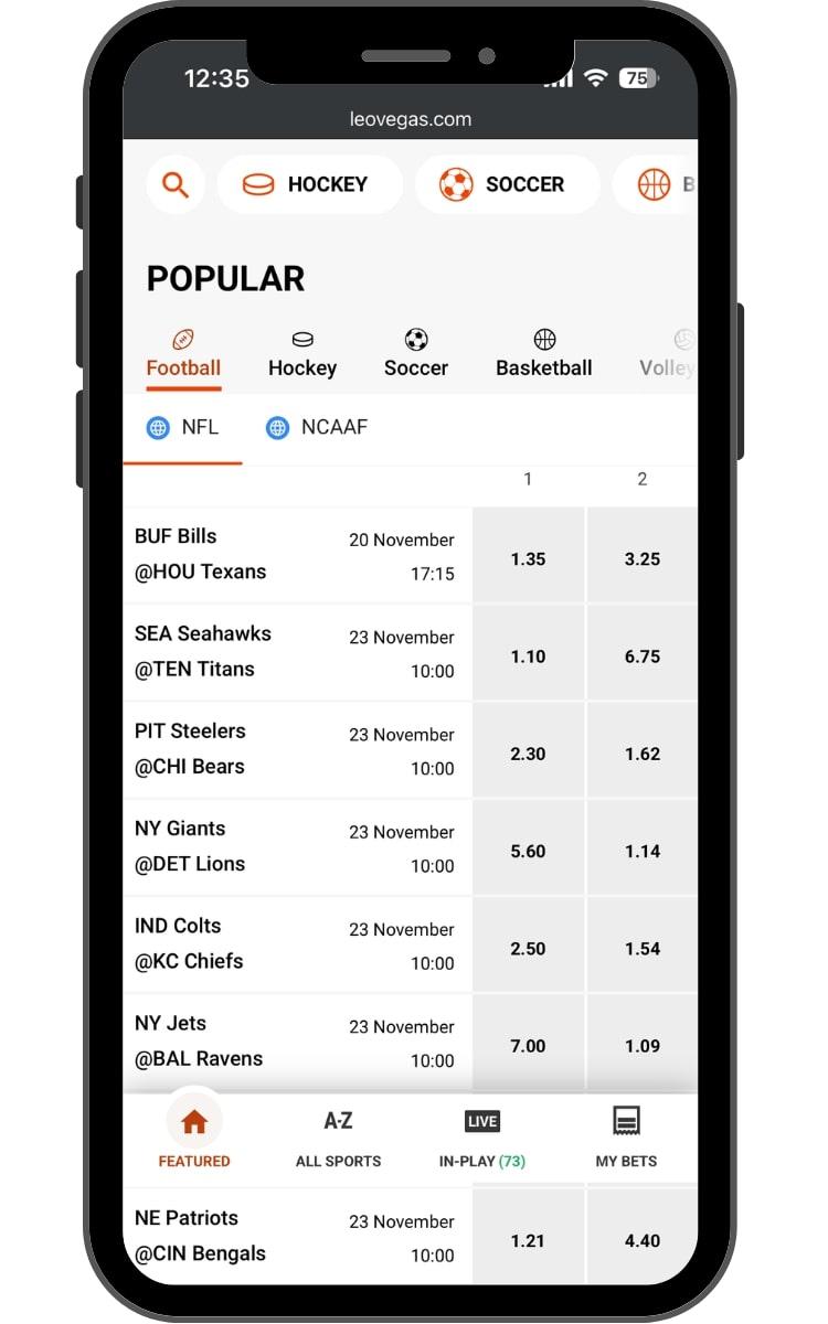 Swipe through popular markets