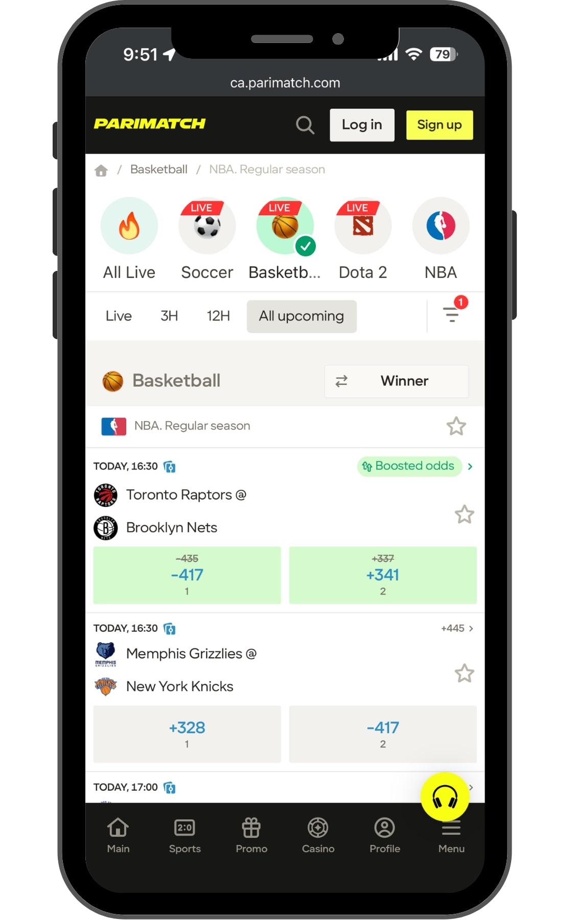 Find all your favourite sports