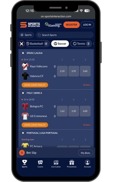 Many international markets available