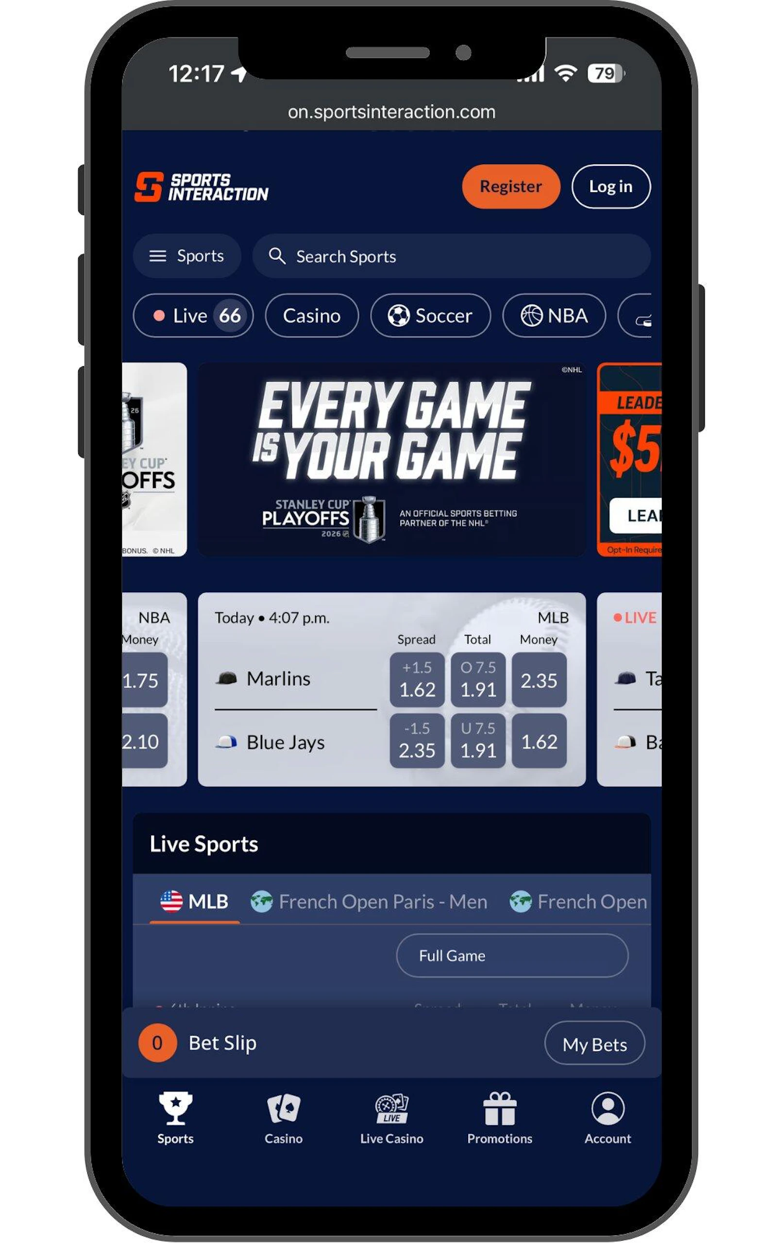 Features popular local markets & teams