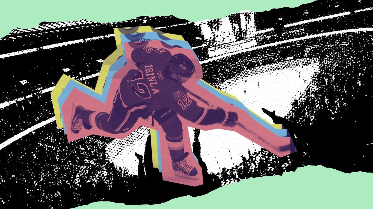Article header Flames slapshot