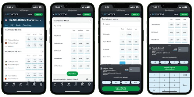 Bet Victor First TD Scorer Image