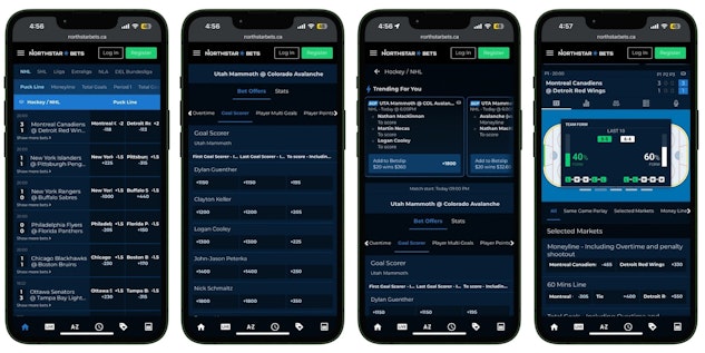 Northstar bets first goal scorer iphone mock up