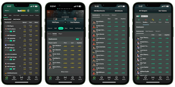 Bet365 first goal scorer iphone mock up