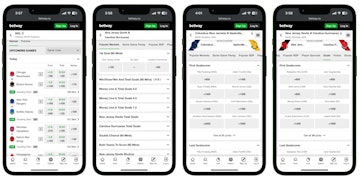 Betway first goal scorer iphone mock up