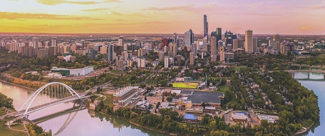 Edmonton skyline for Alberta article