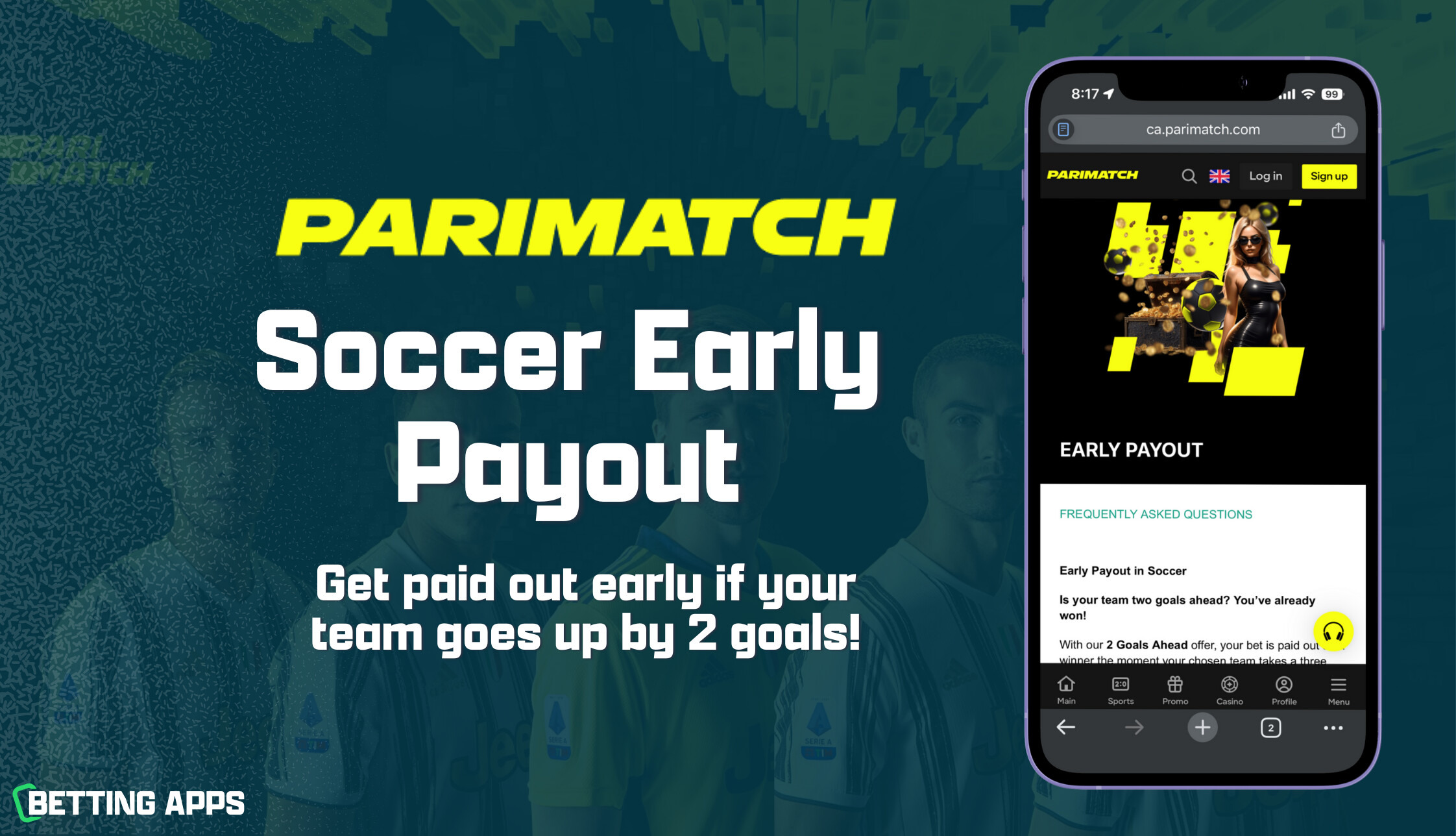 Parimatch Soccer Early Payout