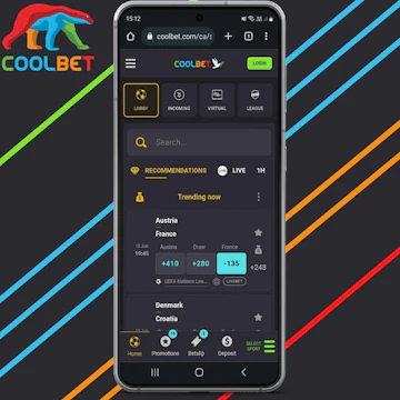 Coolbet Mobile Mockup