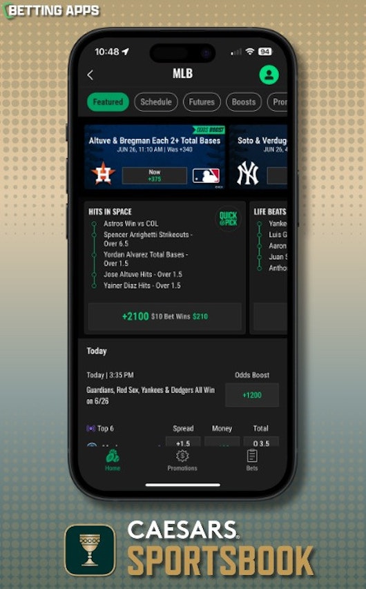 Caesars Phone App Mockup