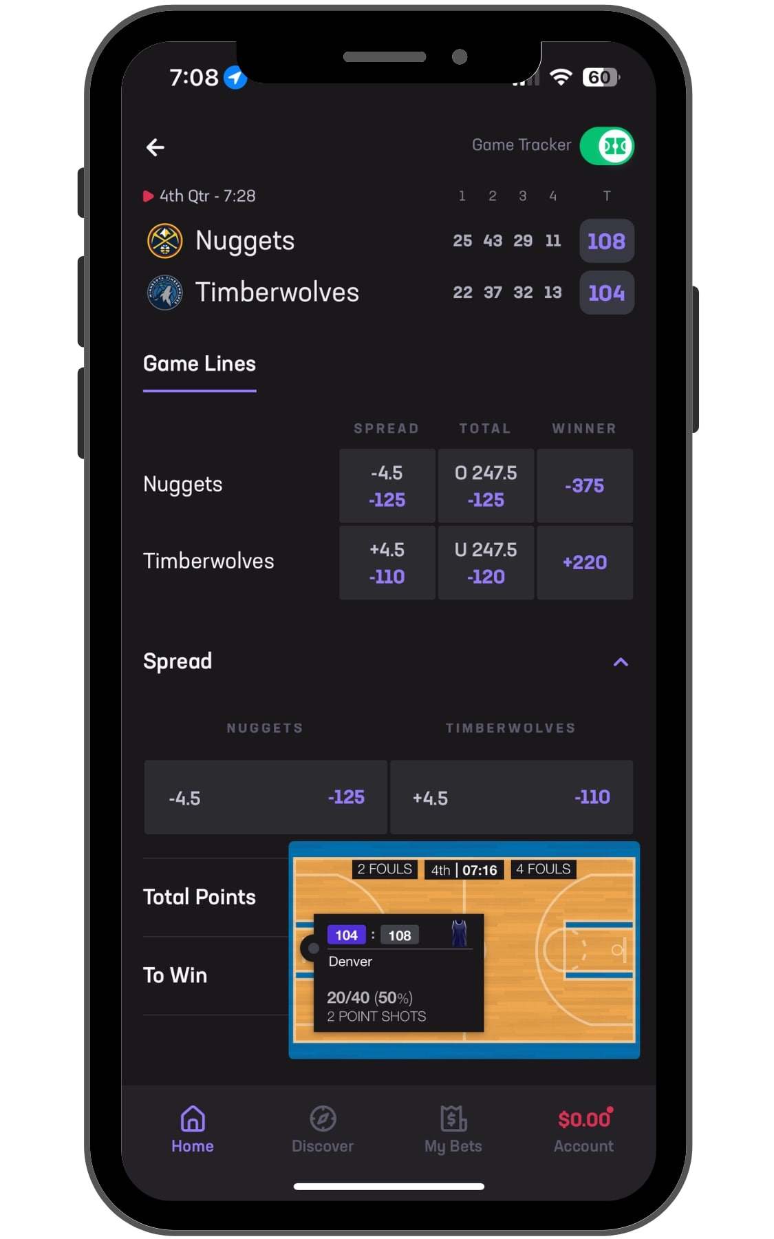 Hard Rock Bet live betting