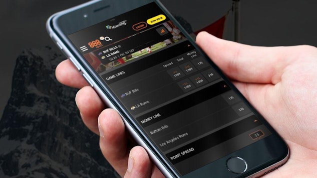 Betting Apps Canada reviewer browsing NFL markets on the 888sport Ontario i Phone app