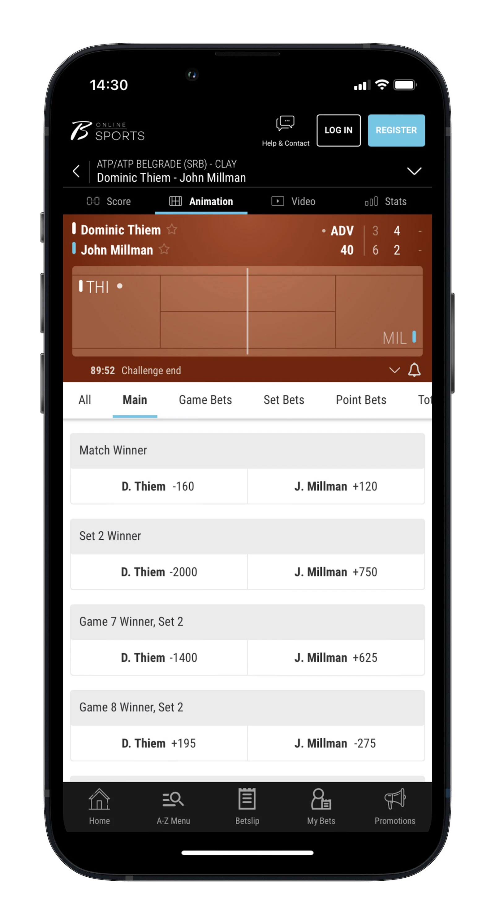 Borgata Sportsbook Live Betting
