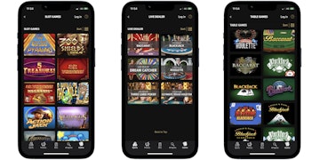 Caesars Sportsbook Casino Games Mockups