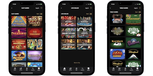 Caesars Sportsbook Mockups