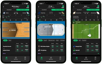 Caesars live betting mockup trio