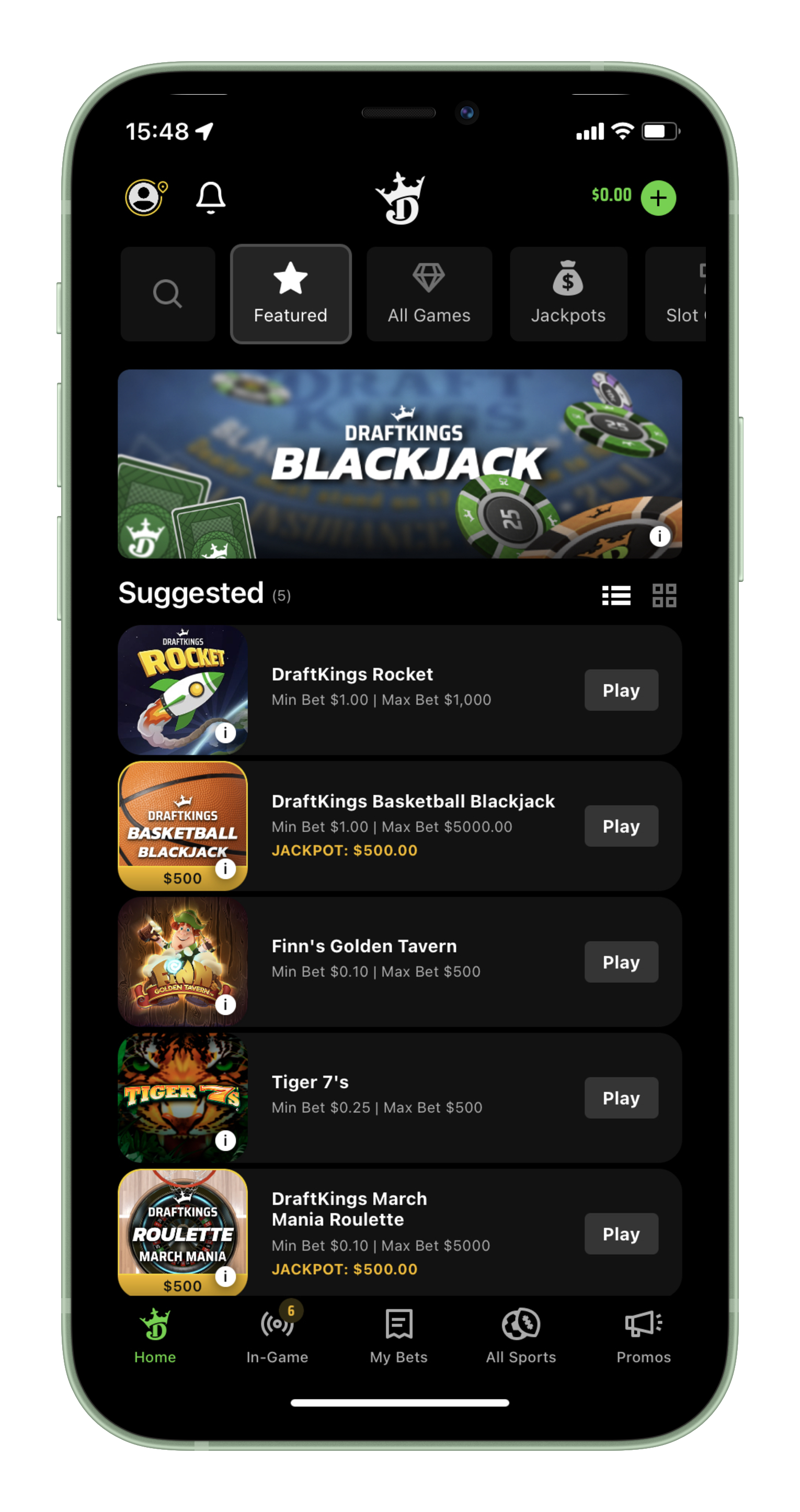 Draftkings Sportsbook App Casino