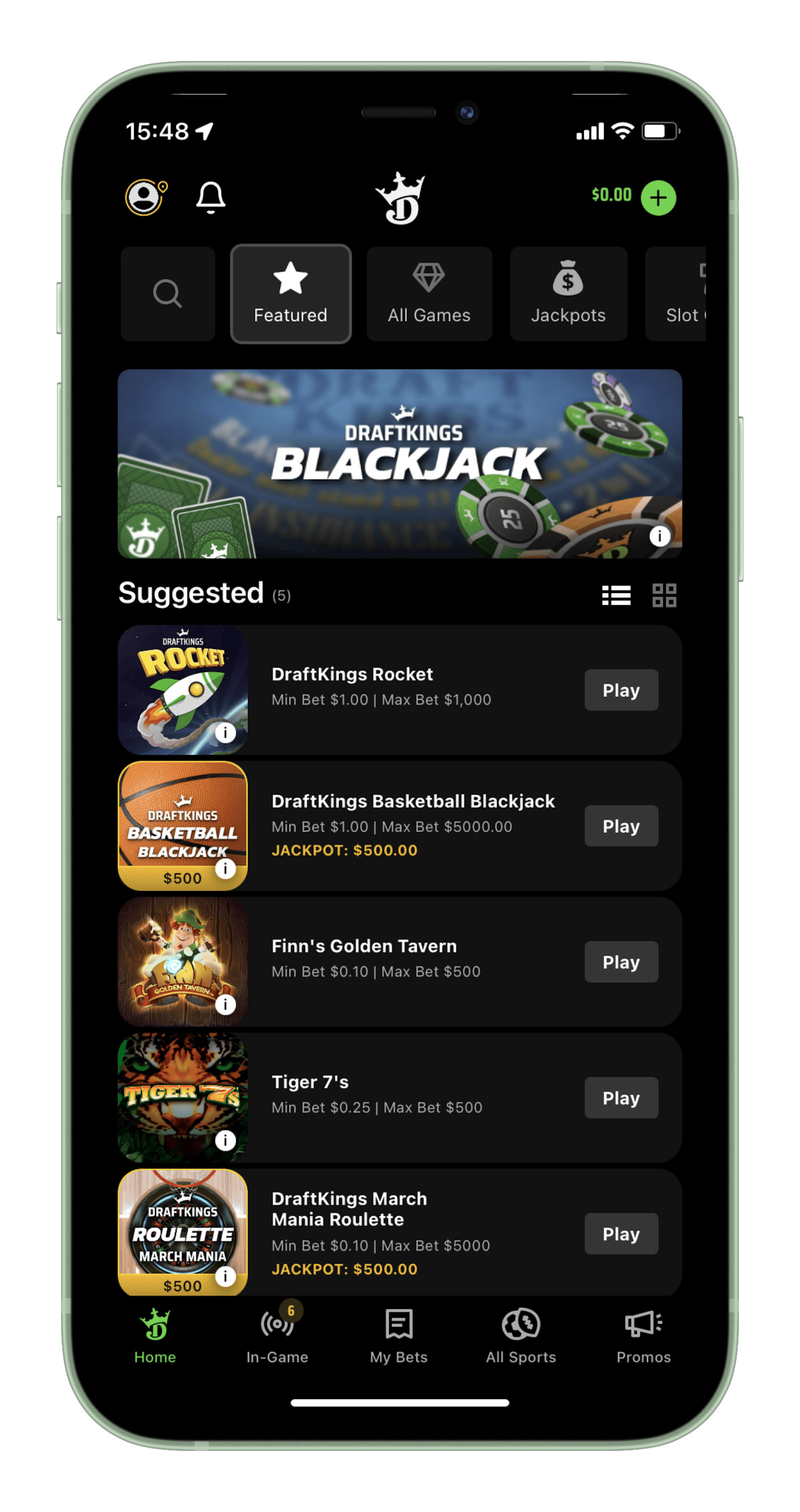 Draftkings Sportsbook App Casino