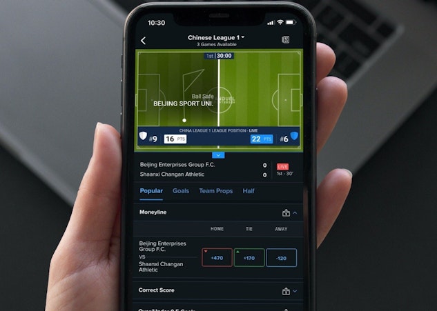Live betting on the Fan Duel Sportsbook App