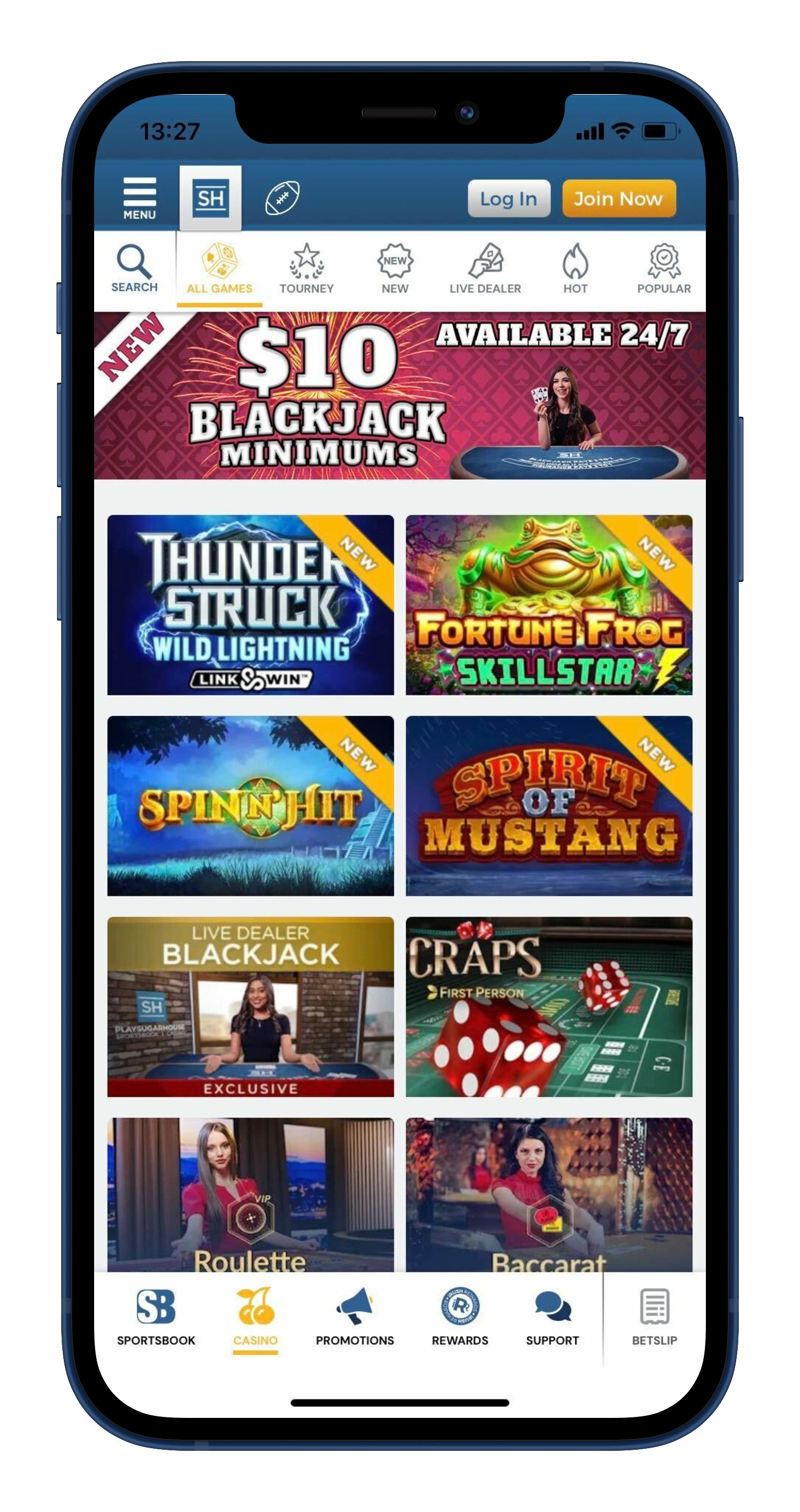 PlaySugarHouse Casino App