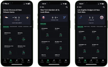 Sporttrade live betting mockup trio