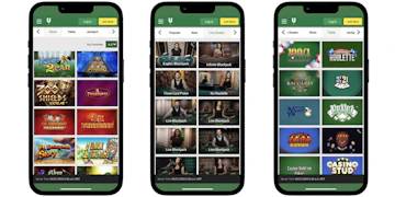 Unibet Casino Mockups