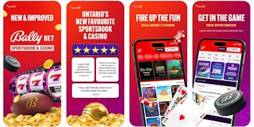 Bally Bet Ontario app graphics