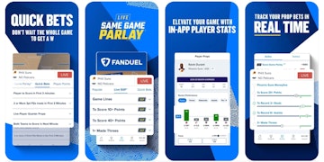 Fan Duel App Features Graphic